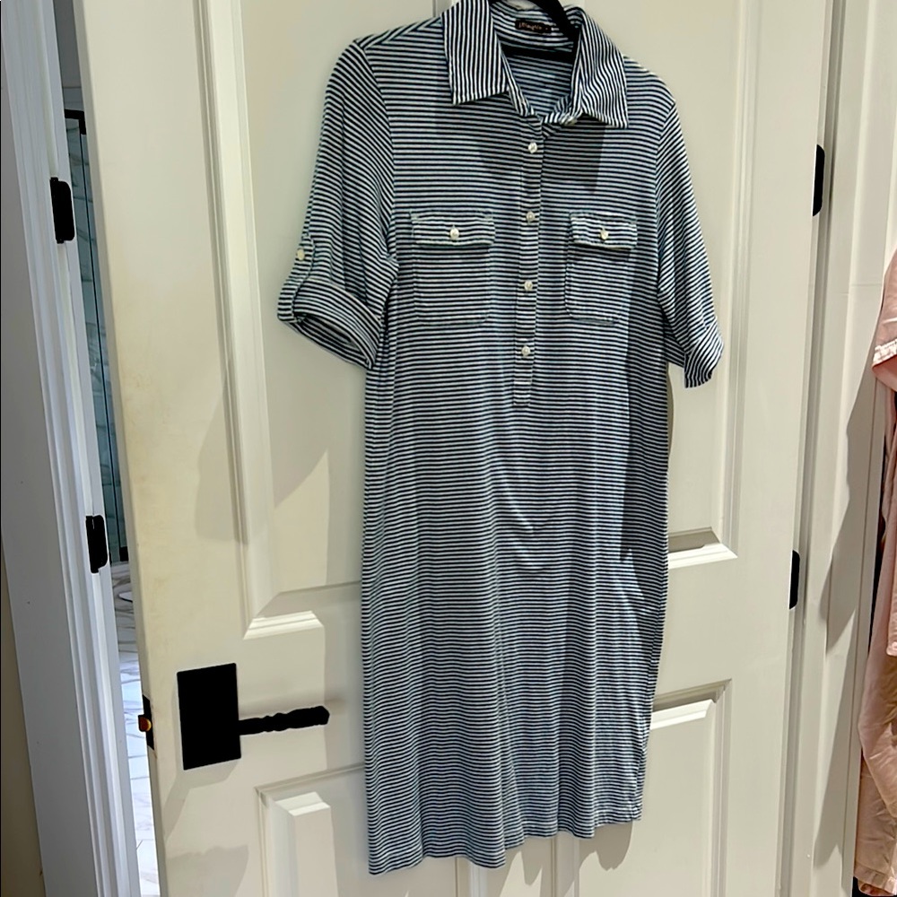Striped Polo Dress by J. McLaughlin